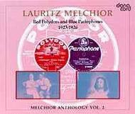 Lauritz Melchior: Anthology Vol.2 - Red Polydors and Blue Parlophones 1923-26