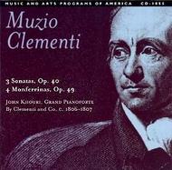 Clementi - 3 Sonatas, 4 Monferrinas | Music & Arts MACD1055