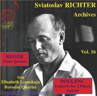 Sviatoslav Richter Archives Vol.16: Reger / Poulenc | Doremi DHR7945