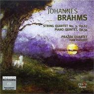 Brahms - String Quartet no.3, Piano Quintet | Praga Digitals DSD250220