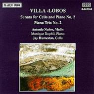 Villa-Lobos - Cello Sonata No. 2 / Piano Trio No. 2 | Marco Polo 8223164