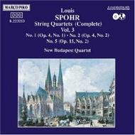 Spohr - String Quartets, Vol. 3 (Nos. 1, 2, 5)  | Marco Polo 8223253