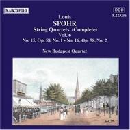 Spohr - String Quartets, Vol. 6 (Nos. 15, 16)  | Marco Polo 8223256