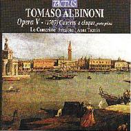 Albinoni - Opera V (1707): Concerti a cinque, parte prima 1/6 | Tactus TC670101