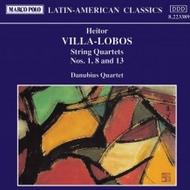 Villa-Lobos - String Quartets Nos. 1, 8 and 13