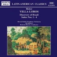 Villa-Lobos - Discovery of Brazil, Suites Nos. 1 - 4  | Marco Polo 8223551