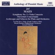 Maes - Symphony No. 2 / Viola Concerto  | Marco Polo 8223741