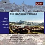 Sacred Vocal Music from 18th Century Switzerland