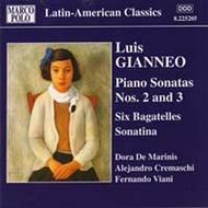 Gianneo - Piano Sonatas Nos. 2 and 3 / 6 Bagatelles | Marco Polo 8225205