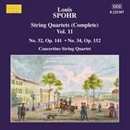 Spohr - String Quartets (Complete), Vol. 11 (Nos. 32, 34)