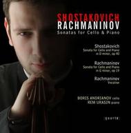 Shostakovich / Rachmaninov - Sonatas for Cello and Piano | Quartz QTZ2053