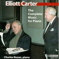 Carter - Complete Piano Music (Carter vol.3) | Bridge BRIDGE9090