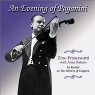 Zino Francescatti - An Evening of Paganini | Bridge BRIDGE9125