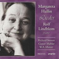 Margareta Hallin sings Lieder | Proprius PRCD9151