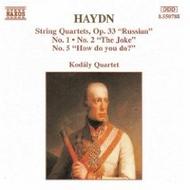 Haydn - String Quartets Op.33 Russian Nos.1, 2 & 5 | Naxos 8550788
