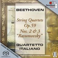 Beethoven - String Quartets op.59/2 & 3 �Rasumovsky� | Pentatone PTC5186176