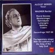 August Seider: Wagner Recital (recorded 1937-50) | Gebhardt JGCD0021