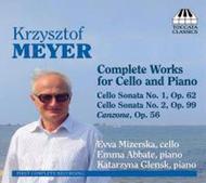 Krzysztof Meyer - Complete Works for Cello & Piano  | Toccata Classics TOCC0098