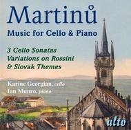 Martinu - Works for cello and piano