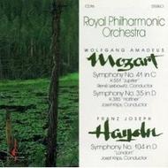 Mozart - Symphonies 35 & 41, Haydn - Symphony 104 | Chesky CD16