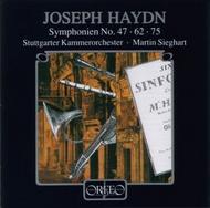 Haydn - Symphonies 47, 62 & 75