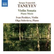 Taneyev - Violin Sonata, Piano Music | Naxos 8557804