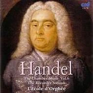 Handel - Chamber Music Vol.6: Recorder Sonatas | CRD CRD3378