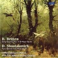 Britten - String Quartet / Shostakovich - Piano Quintet | CRD CRD3351