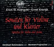 Korngold / Krenek - Sonatas for Violin & Piano | Telos TLS060
