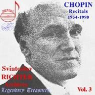 Sviatoslav Richter Archives Vol.3: Chopin Recitals 1954-1990 | Doremi DHR7738