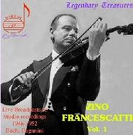 Zino Francescatti Vol.1: J S Bach / Paganini | Doremi DHR7780