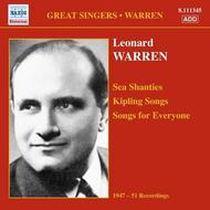 Leonard Warren: Sea Shanties, Kipling Songs, Songs for Everyone