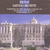 Gaetano Brunetti - 6 Quintets for 2 violins, viola, bassoon & cello Op.2 | Tactus TC742701