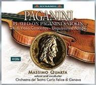 Paganini played on Paganinis Violin: 6 Violin Concertos, Unpublished Adagio