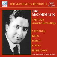 McCormack Edition Vol.8: 1918-1920 Acoustic Recordings