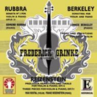 Rubbra / Berkeley / Reizenstein - Violin & Piano Works