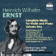 Ernst - Complete Music for Violin & Piano Vol.1  | Toccata Classics TOCC0118