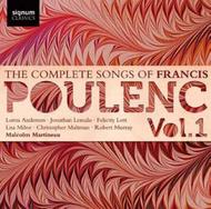 Complete Songs of Poulenc Vol.1