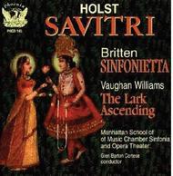 Holst - Savitri / Vaughan Williams - Lark Ascending / Britten - Sinfonietta | Phoenix PHCD145