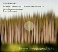 Faure - La Bonne Chanson, Piano Quartet | Zig Zag Territoires ZZT110302