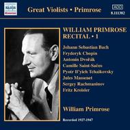 William Primrose: Recital Vol.1 (1927-47)