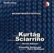 Milano Musica Festival 4: Kurtag / Sciarrino | Stradivarius STR33890