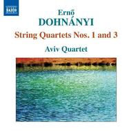 Dohnanyi - String Quartets Nos 1 & 3