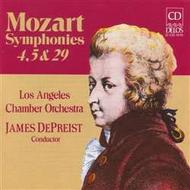 Mozart - Symphonies 4, 5 & 29 | Delos DE1010