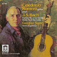 Celedonio Romero plays J S Bach & Sanz | Delos DE1005