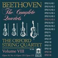 Beethoven - Complete Quartets Vol.8