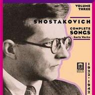 Shostakovich - Complete Songs Vol.3 | Delos DE3309