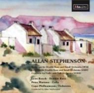 Allan Stephenson - Burlesque, Double Bass Concerto, Cello Concerto | Meridian CDE84602