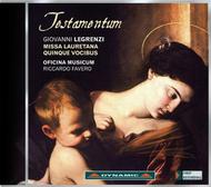 Testamentum: Legrenzi - Missa Lauretana Quinque Vocibus | Dynamic CDS710