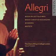 Allegri - Miserere, 2 Masses, Motets | Delphian DCD34103